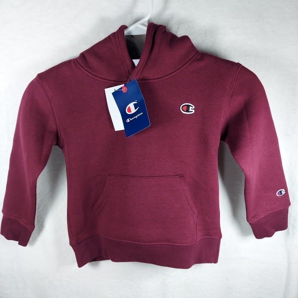 Champion Kids Size 5 - Patch Pullover Hoodie